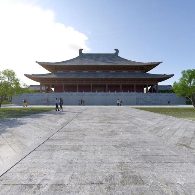 中式古建3D模型
